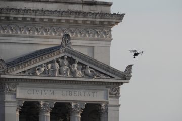 Drone sul Vittoriano